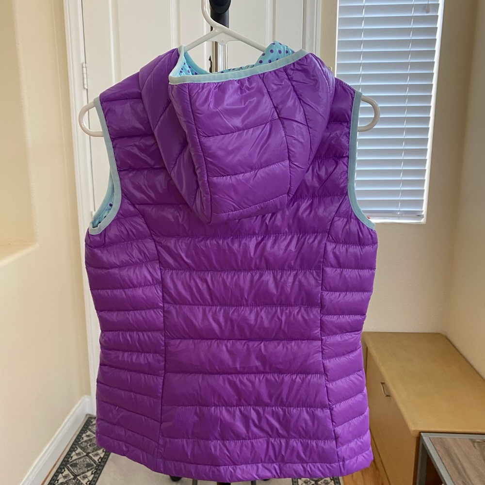 Free country purple vest with hood size L(14/16) - Picture 6 of 12